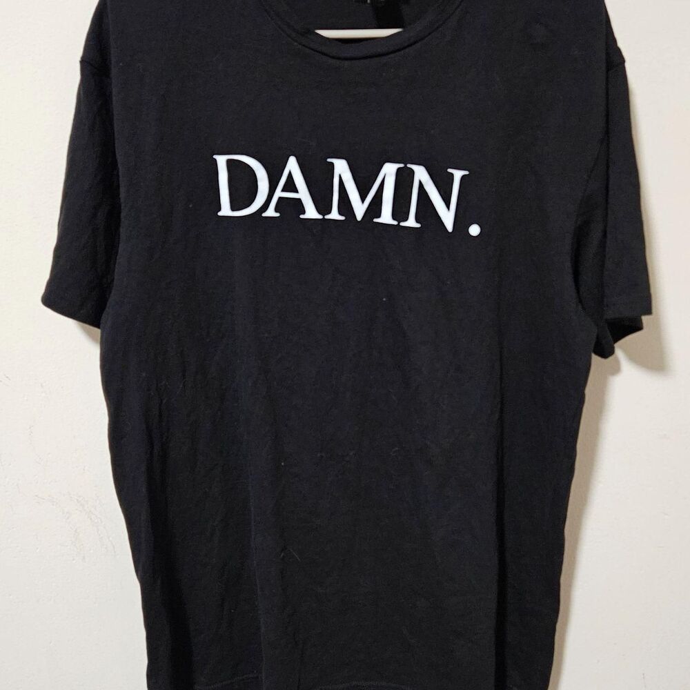Kendrick Lamar DAMN. black graphic tee sz L
